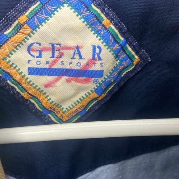 Gear For Sports Jacket Mens KU Jayhawks Beige Size Medium Full Zip Kansas - Picture 7 of 13